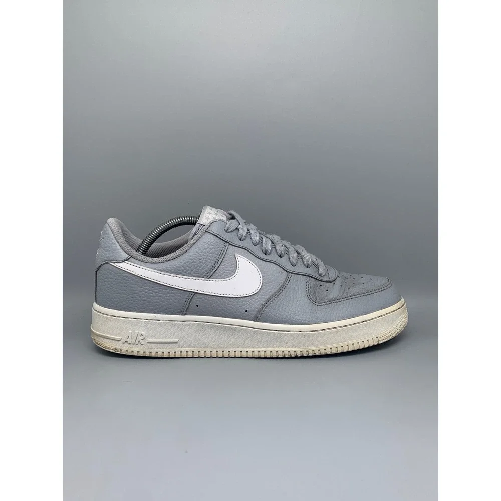 Nike Air Force 1 07 LV8 Stars‎ Gray White AA4083-013 Men's Sz 10